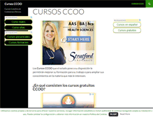 Tablet Screenshot of cursosccoo.es